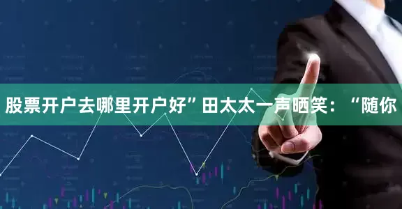股票开户去哪里开户好”田太太一声晒笑：“随你