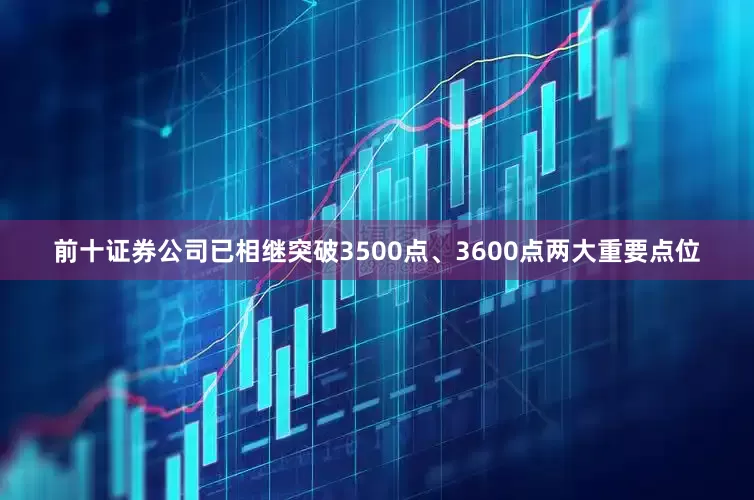 前十证券公司已相继突破3500点、3600点两大重要点位